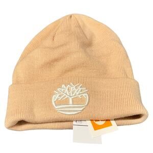 Timberland Beanie Hat Womens One Size Pink Comfy Outdoors NEW